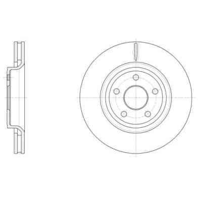 Тормозной диск REMSA 61512.10 Винница