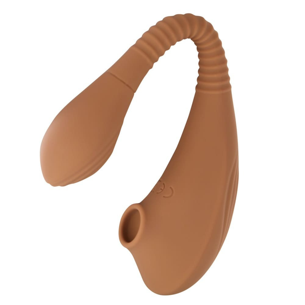 Вакуумный стимулятор для клитор Sweet Em Velvet Lure коричневый USB Sex Aura Киев - изображение 5