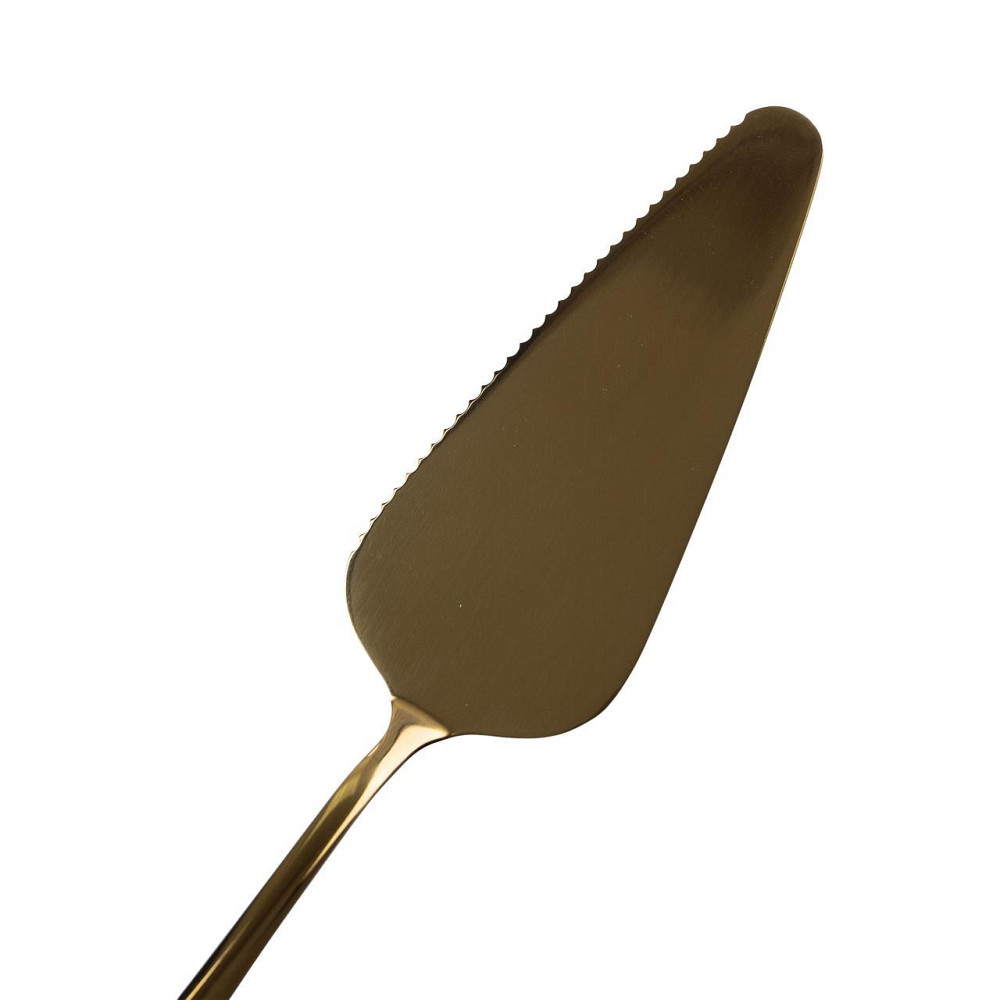 Набір золотистих приборів для подачі торта 4 шт. Київ - фото 3