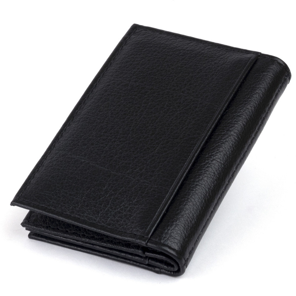 Визитница-книжка ST Leather 19213 Черная Киев - изображение 6