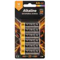 Батарейка AA LR6 Alkaline 12pcs Blister Vinga (VJABAA12) Киев