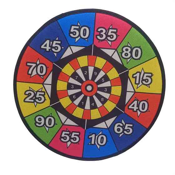 Дартс детский MR 1194 на липучке, мячики 2 шт, дротики 2 шт Винница