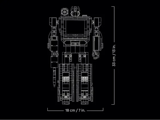 Конструктор Icons Transformers: Саундвейв (10358), 1505 деталей сумісний із lego-лого. Київ