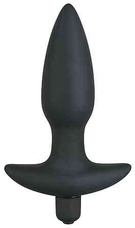 Анальна пробка - Black Velvet Vibrating Plug Medium Sex Aura Київ