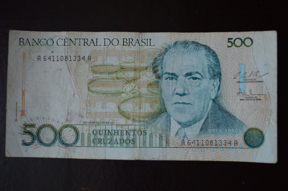 БРАЗИЛИЯ 500 крузадос (А-5) Полтава - изображение 1