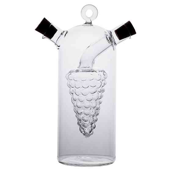 Yiwu Пляшка для олії та оцту 2 в 1 подвійна 380 мл скло HP-34-12 Коломия