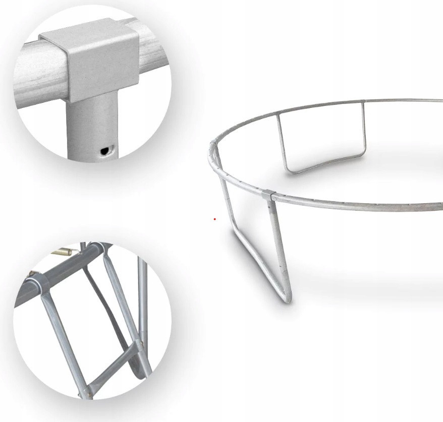 Батут OUTTEC Pumpkin с внутренней сеткой 12 футов 374 см черно-серый Киев - изображение 6