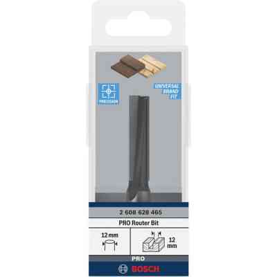 Фреза Bosch Professional пазовая с двумя лезвиями, Std, S12, D12, L40 (2.608.628.465) Винница