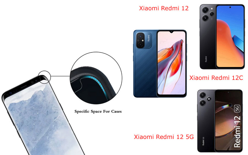 Защитное стекло HyperGlass Pro для Xiaomi Redmi 12, 12C, 12 5G – максимальная чувствительность и защита Киев - изображение 3