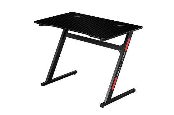 Стіл геймерський Стелс, чорний/карбон Київ