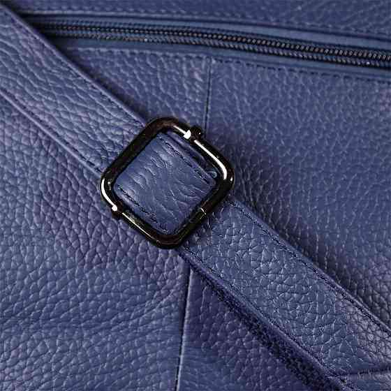 Сумка для женщин на два отделения из натуральной кожи Vintage 23013 Синий Киев