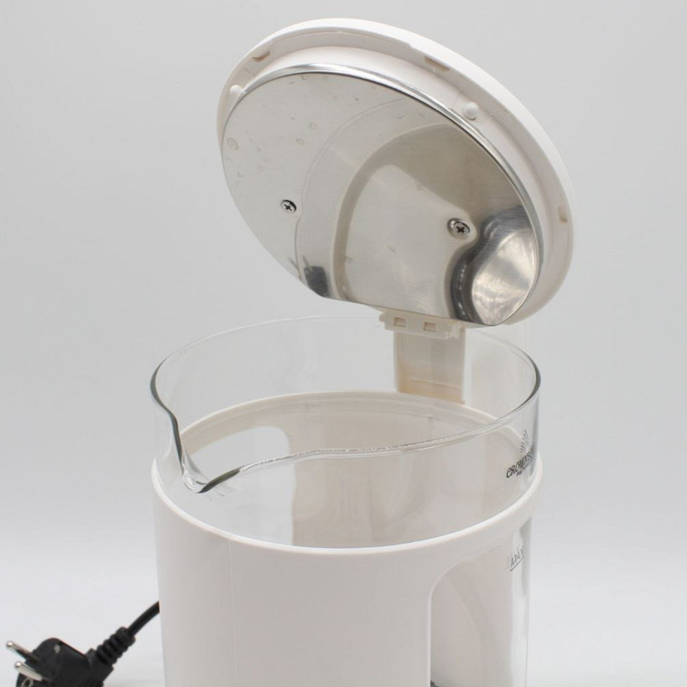 Электрический чайник 2л, 2200Вт + база, СВ 9212, Белый / Электрочайник прозрачный / Дисковый электрочайник Киев - изображение 9