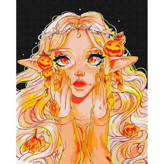 Картина за номерами "Осіння ельфійка" @nila_art_art BS53903, 40x50 см Вінниця