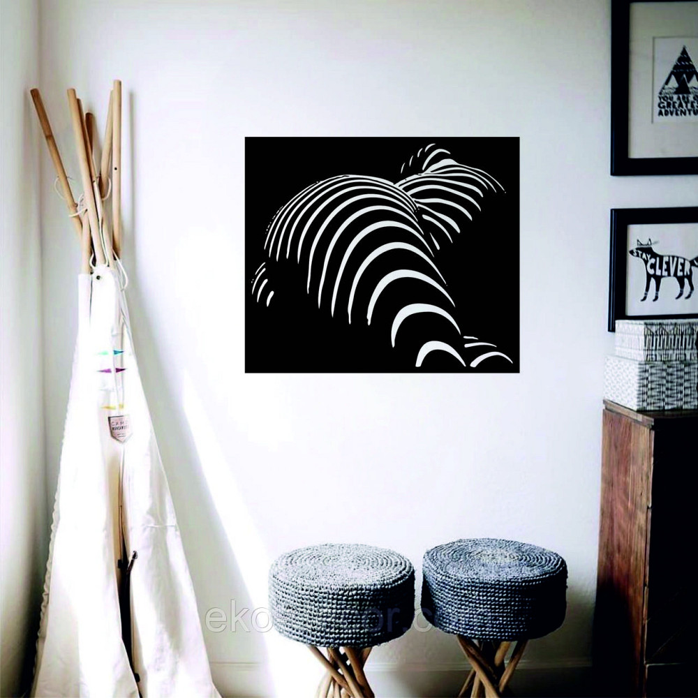 Декоративное настенное Панно «Женское Тело», Декор на стену 90*77 см, Черный Киев - изображение 7