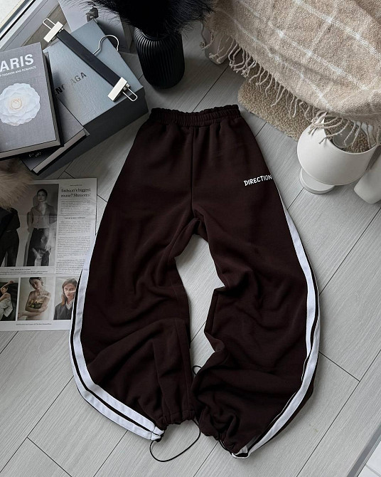 Женские стильные сезонные брюки из трехнитки на флисе. Одесса - изображение 3