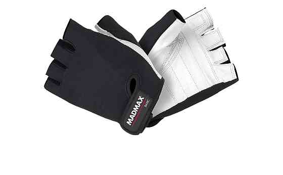 Рукавички для фітнесу MadMax MFG-250 Basic Whihe XXL Київ