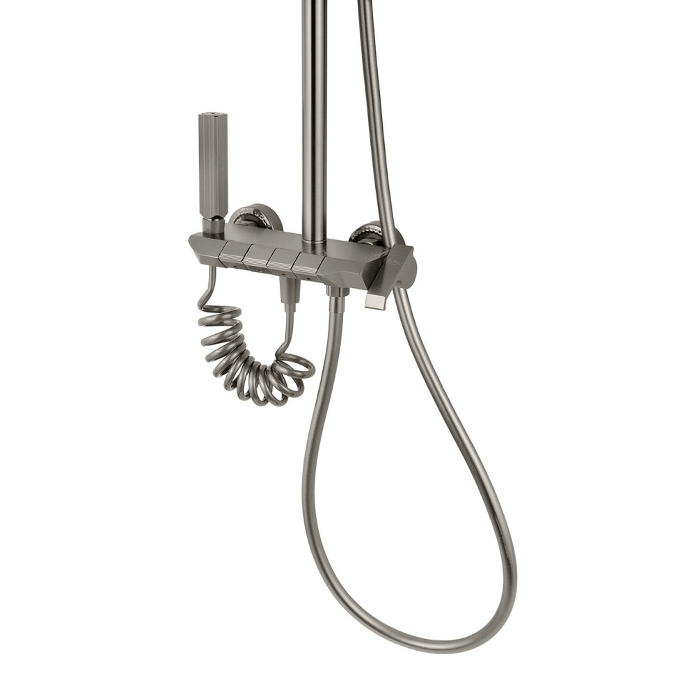 Душова система Agua Acero-AVION 04354AM на 4 користувача, графіт Київ - фото 4