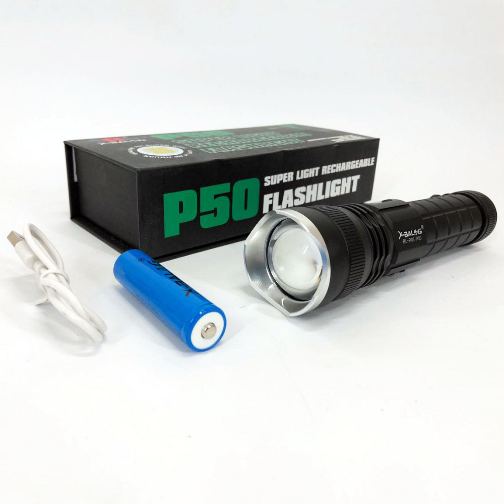 Тактический фонарь на аккумуляторе с юсб, Мощный фонарь для дома топ-фонарик ручной батарей FE-29 Ивано-Франковск - изображение 7