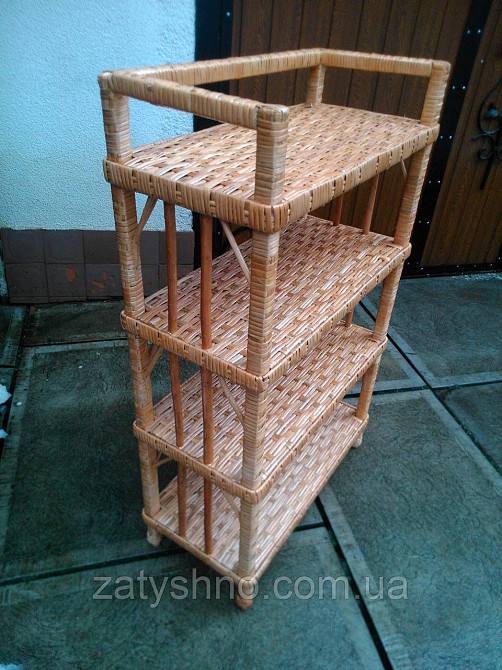Стеллаж плетеный на 5 полок Киев - изображение 8