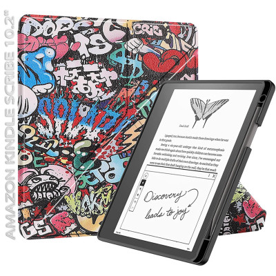 Чехол для электронной книги BeCover Ultra Slim Origami Amazon Kindle Scribe 10.2" Graffiti (712582) Винница - изображение 1