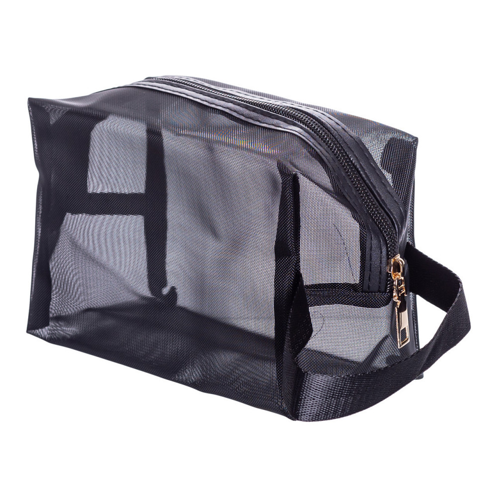 Набір прозорих жіночих косметичок для дому 3 (шт) Чорний HP-16-5K Київ - фото 2