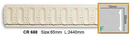 Молдинг полиуретановый гладкий Gaudi Decor CR 688 Flexi Днепр