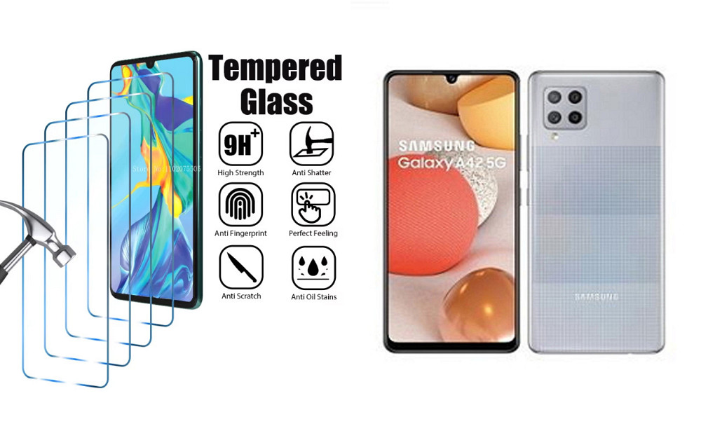 Захисне скло ArmorGlass для Samsung Galaxy A42 5G SM-A426B – стійке до подряпин та ударів Київ - фото 1