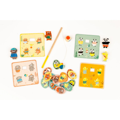 Настільна гра Djeco Набір ігор 4 в 1 Лудопарк (DJ01698) Вінниця - фото 5