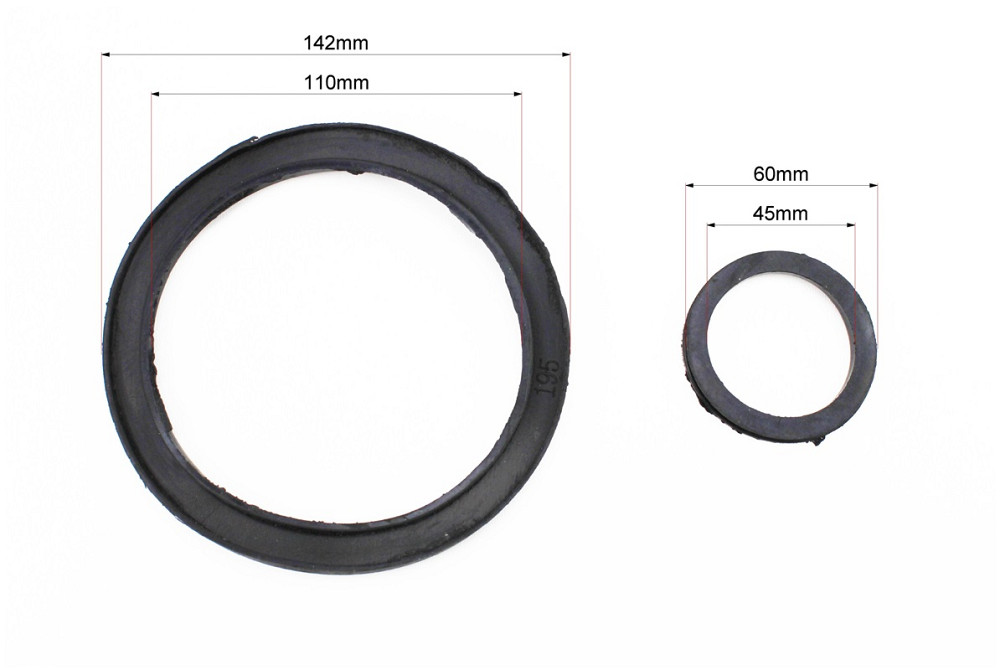 Прокладки повітряного фільтра R195NM, к-кт 2 деталі, з одним бортом Киев - изображение 2