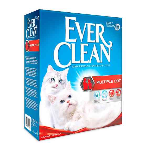 Наповнювач для котячого туалету Евер Клін Ever Clean Multiple Cat Мультикет, 6 л Вінниця