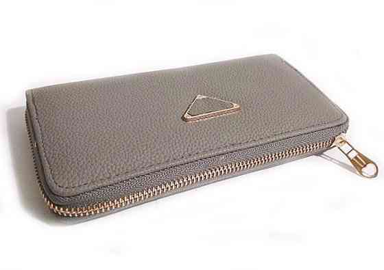 Кошелек женский стильный серый цвет Киев