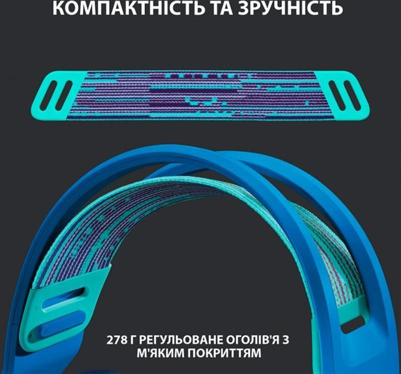 Гарнітура Logitech G733 Blue (981-000943) Синій Харків - фото 6