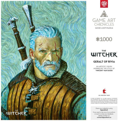 Пазл GoodLoot The Witcher Geralt of Rivia & Vincent van Gogh 1000 эл. (5908305247548) Винница - изображение 5