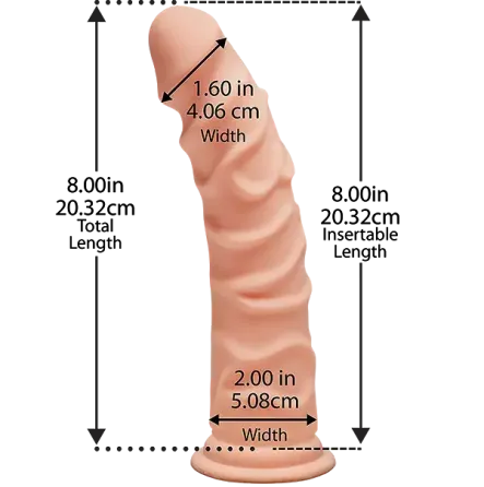 Фалоімітатор Doc Johnson The D - Ragin D - 8 Inch Without Balls - ULTRASKYN, діаметр 5,1 см Львів