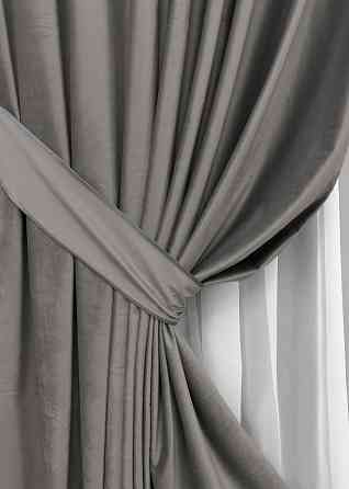 Комплект готовых штор VR-Textil Бархат № 1766ш Сатин 150х270 см 2 шт (33-0952) Киев