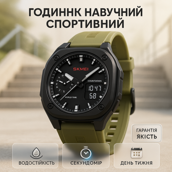 Спортивний чоловічий годинник зручний, Чоловічий тактичний військовий годинник для подорожі NH-19 Львів