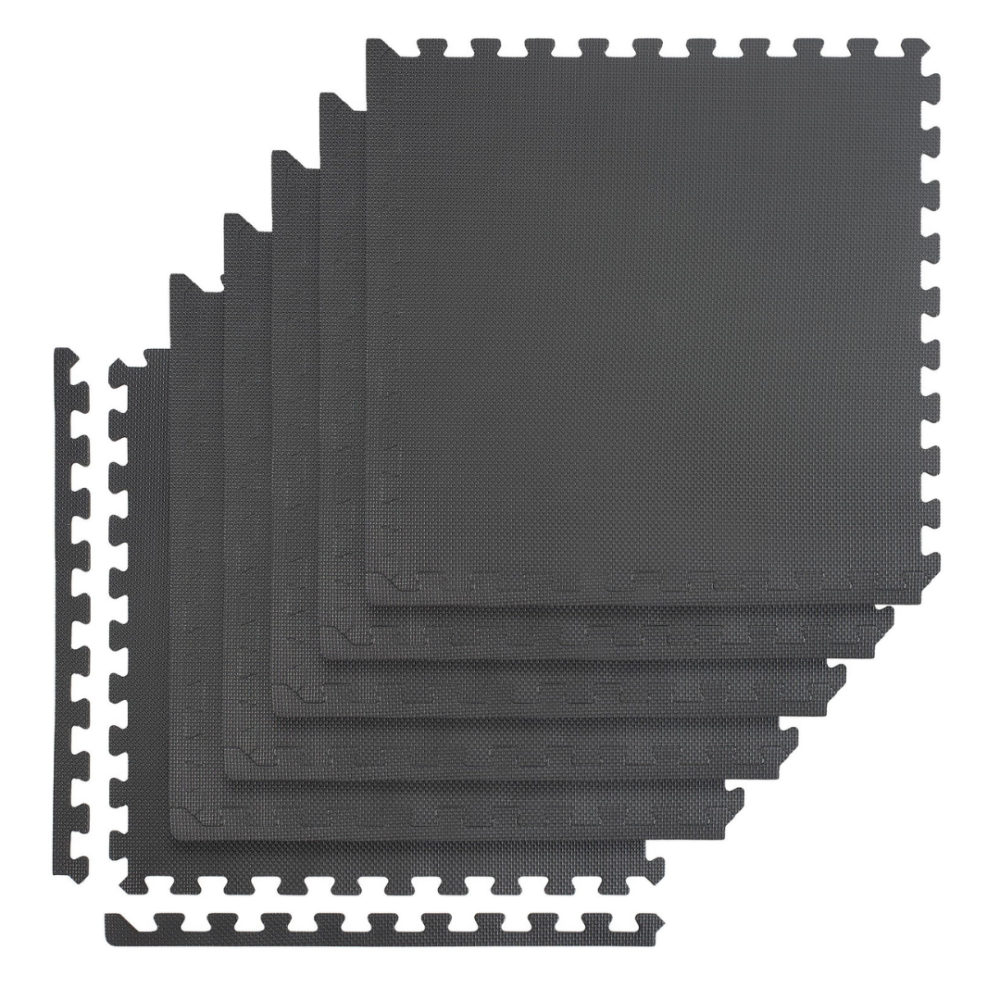 Мат-пазл Gymtek EVA 118х176,5х1см 6 частей черный Киев - изображение 3