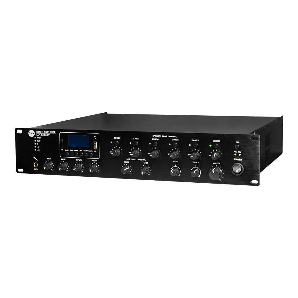 Мікшуючий підсилювач CMX DA-500MT, 6 зон, 19'' (17-00006) Київ - фото 1