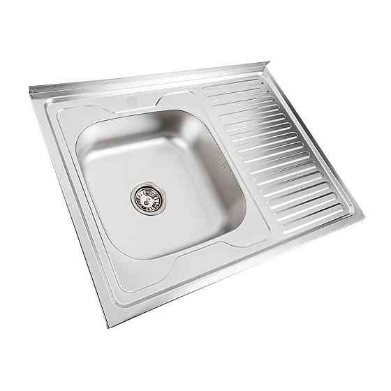 VALESO Кухонна мийка з нержавіючої сталі Valeso 8060 L ДЕКОР (0,7/160 мм) Коломыя