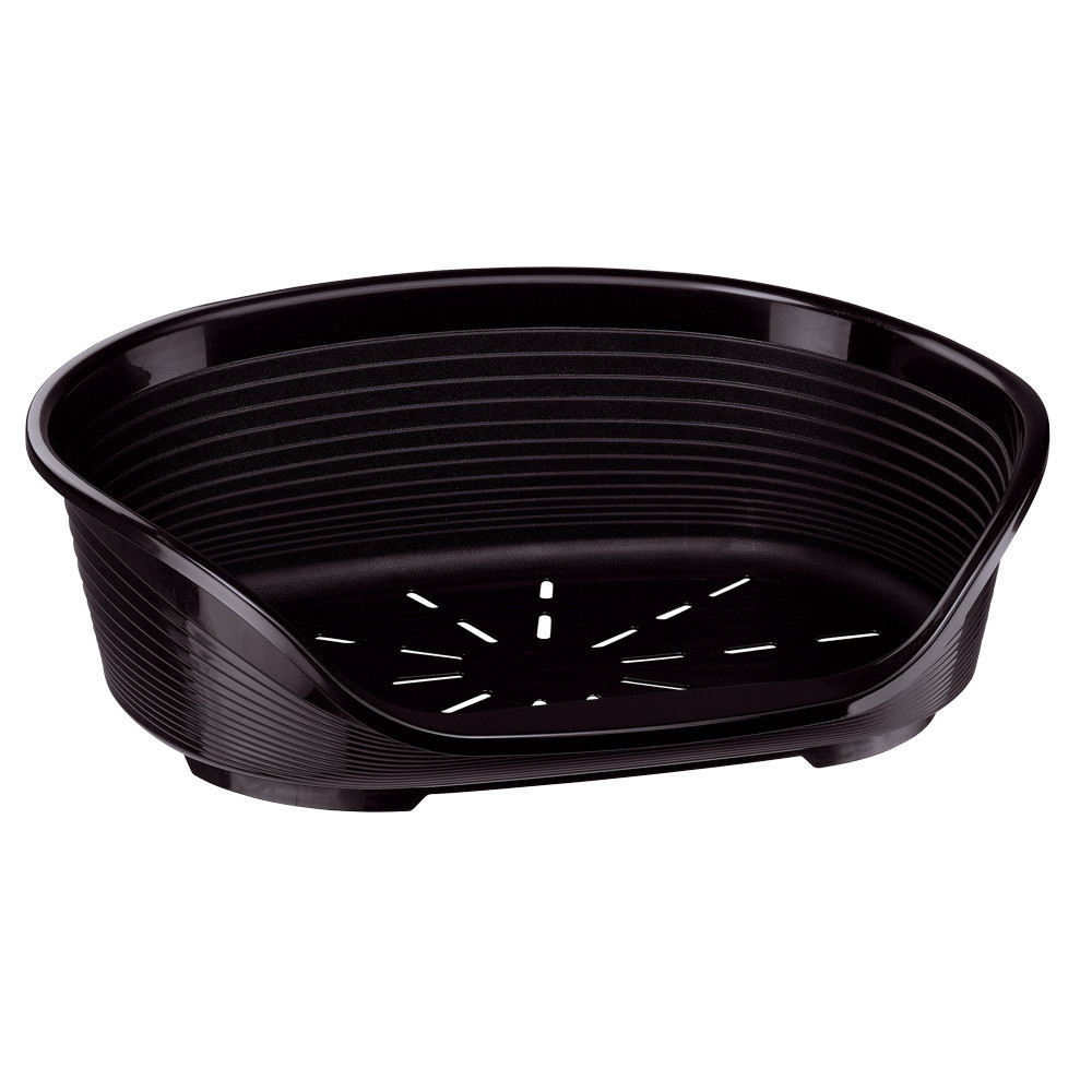 Пластиковый лежак для котов и собак Ferplast Siesta Deluxe (Ферпласт Сиеста Делюкс) 111 х 80.5 х h 33.5 см - SIESTA DELUXE 12, Черный Запорожье - изображение 1