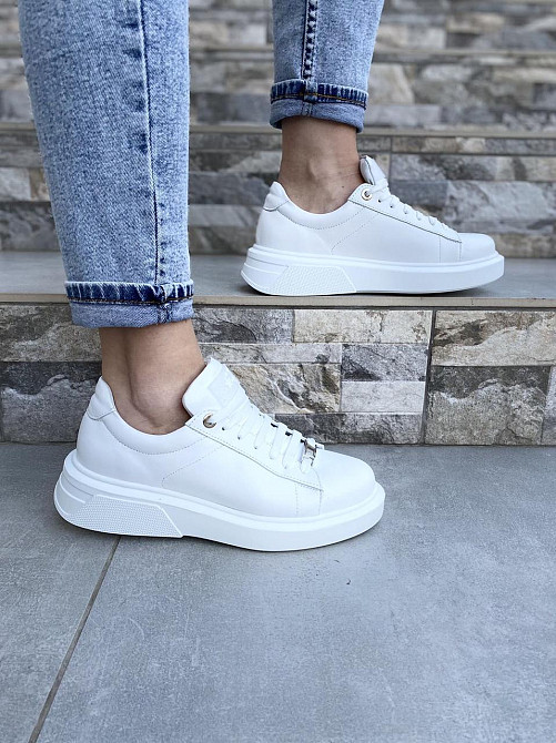 VLADEKS Кеди жіночі VLADEKS 1166 білі (весна-осінь, шкіра натуральна) (4413) Коломыя - изображение 5