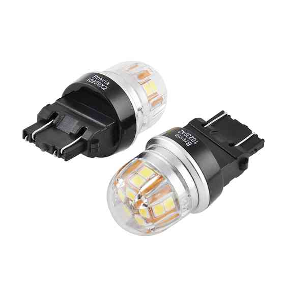 Автолампа Brevia S-Power LED P27/7W (3157) 330Lm 15x2835SMD 12/24V CANbus 2шт Львів