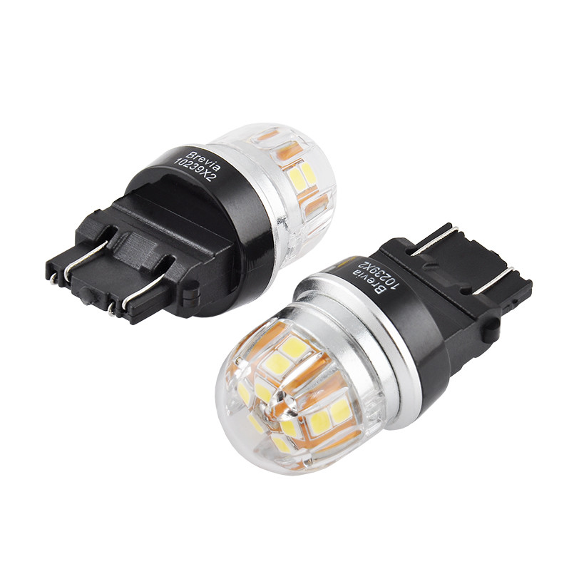 Автолампа Brevia S-Power LED P27/7W (3157) 330Lm 15x2835SMD 12/24V CANbus 2шт Львов - изображение 5
