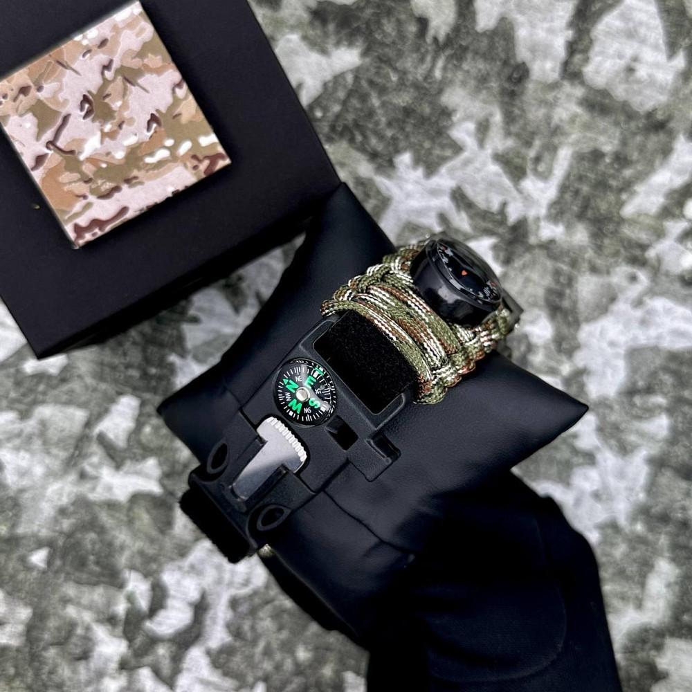 Patriot 005CMGRSU ЗСУ Зелений камуфляж Паракордовий ремінець Camo Green + Коробка. SBR Киев - изображение 4