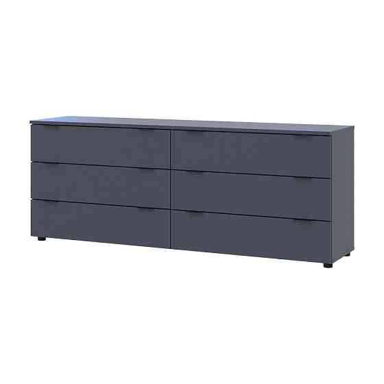 Комод Doros Рон 9 Графит 6 Ящиков 160х38х62 DRS-011778 (41516176) Днепр