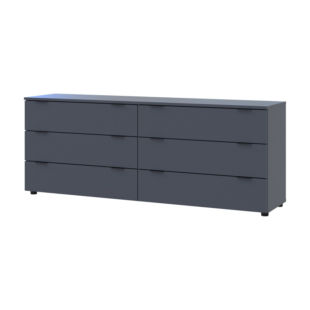 Комод Doros Рон 9 Графит 6 Ящиков 160х38х62 DRS-011778 (41516176) Днепр - изображение 1