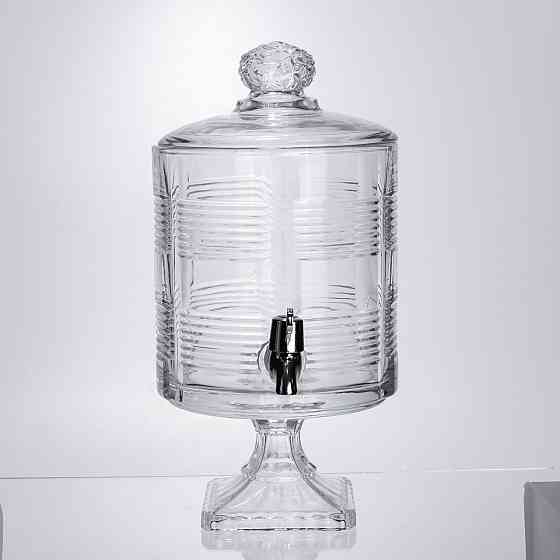 Лимонадниця скляна з краном 4.5 л на підставці Київ