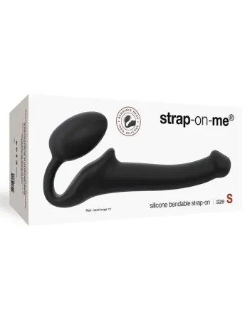 Безремінний страпон Strap-On-Me Black S, повністю регульований, діаметр 2,7 см Львів