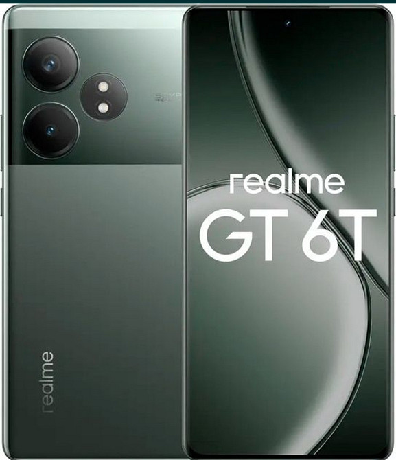 Смартфон: Realme GT 6T 5G 8/256Gb. RMX3853 NFC Razor Green Киев - изображение 2
