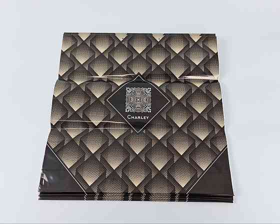 Полиэтиленовый пакет (40х40) с пластиковой ручкой